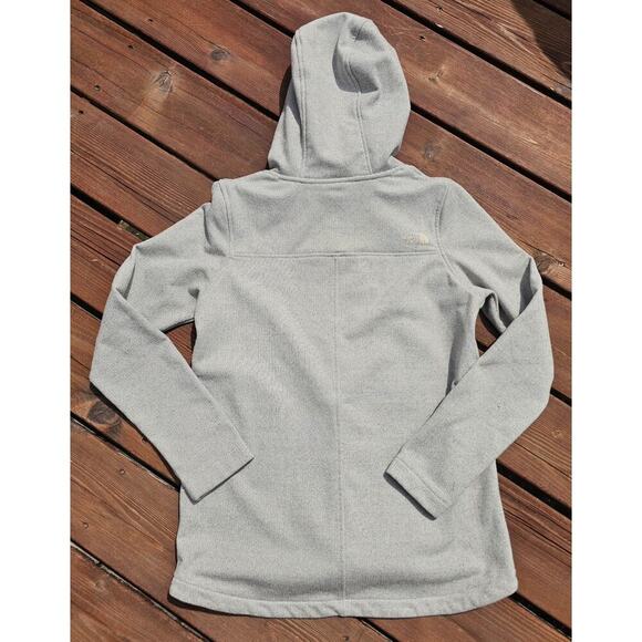 The North Face Women’s Gray Cowl Neck Hoodie Sweater Button Size Small 1/4 Snap - Picture 7 of 7